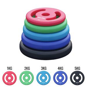 Gorilla sports Set tegova neopren 2x1 kg