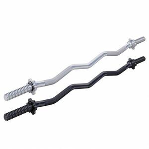 Gorilla sports Ez šipka 120 cm sa zvezdastim osiguračima crna