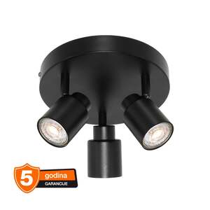 Osram primal pl crna spot lampa 3xgu10 4099854587382e