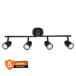 Osram primal crna spot lampa 4xgu10 4099854587405e