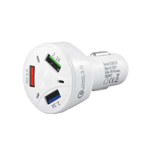 Usb punjač iz upaljača automobila qc3.0+2xusb Usbp357