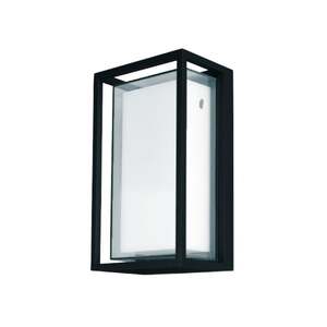 Zidna led lampa 12w 4000k ip54 crna W13301/c