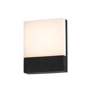 Zidna led lampa 10w 3000k ip65 crna A0301