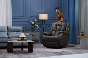 Medics Care Lumina Touch F9 Masažna Sofa (Maslinasto Braon)