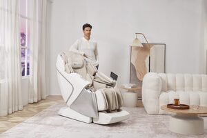 Medics Care XZ9 Luksuzna Masažna Fotelja Bela