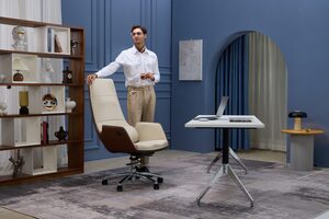 Medics Care ZenPro Q6 Masažna Kancelarijska Stolica (Bež / Braon)