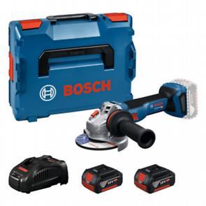 Bosch Professional Akumulatorska ugaona brusilica GWS 18V-11 125mm 2x5.0Ah + GAL 1880 in L-Boxx  06019N4103
