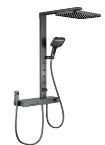 Flusso Slavina sa Usponskim Tušem 825 Onyx 124067