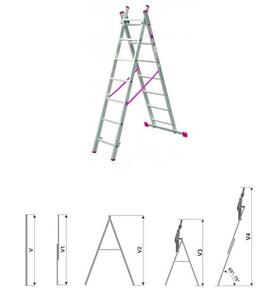 Nexsas merdevine 2 x 7 101792