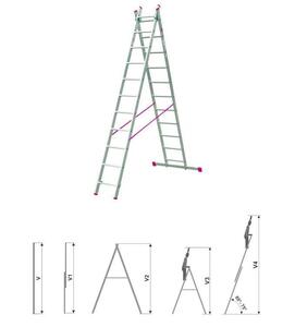 Nexsas merdevine 2 x 11 101972