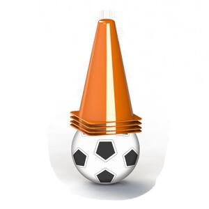 Igračka Dema Stil lopta sa 4 čunja velika