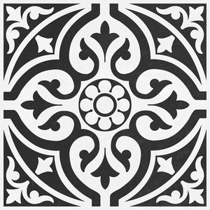 Zidne i podne pločice RONDA BLACK 45x45