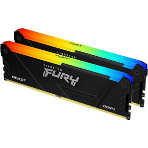 Kingston RAM Memorija DDR4 32GB (2x16GB) 3200MHz FURY BEAST RGB KF432C16BB2AK2/32
