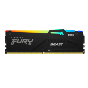 Kingston RAM Memorija DDR5 32GB 5200MT/s Fury Beast RGB Black KF552C40BBA-32