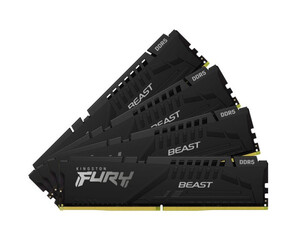 Kingston RAM Memorija  DIMM DDR5 128GB (4x32GB) 5200MHz Fury Beast KF552C40BBK4-128