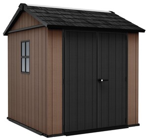 Keter Baštenska kućica Newton plus wide 7x7,5, braon CU 261859