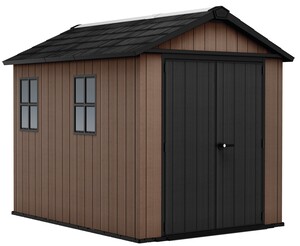 Keter Baštenska kućica Newton plus wide 9x7,5, braon CU 261860