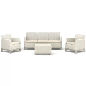 Keter Baštenska garnitura Scandi forma III sa box stolom, bež CU 264089