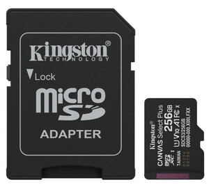 Micro SD Kingston 256GB SDCS3/256GB + adapter