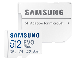 Memorijska kartica SAMSUNG EVO PLUS MicroSD 512GB + Adapter MB-MC512SA