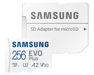 Memorijska kartica SAMSUNG EVO PLUS MicroSD 256GB class 10 + Adapter MB-MC256SA