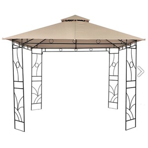 Metalna gazebo tenda – bež panama