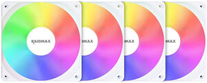 Ventilator 4x 120mm kit Raidmax Infinity X-Air White ARGB , NV-X120FWDC4