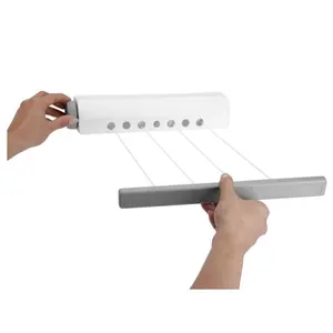 Vilde 569105 - Zidna, sklopiva žica za sušenje veša 14m