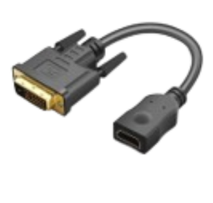 Adapter Stars Solutions HDMI na DVI crni