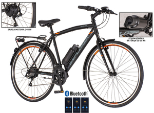 E-bicikl visitortouring cross bicikla explorer crno narandžasta 1289039 - SKLOPLJEN