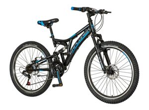 Bicikl explorer thunder 24" crno plavi 1241022