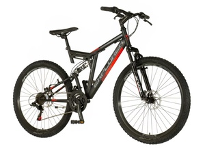 Bicikl explorer thunder full suspension 26" crno crveni 1261044