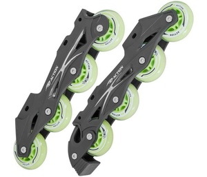 Set 8 tockica za rolere 72mm i lezajevima,osovinama,kocn zeleni 2014 3083009