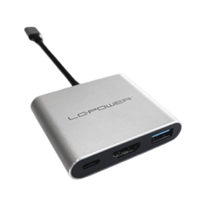 USB HUB LC Power LC-HUB-C-MULTI-4-V2 USB-A 3.2/HDMI/USB-C