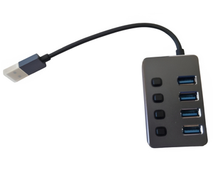 E-GREEN USB 3.0 - HUB Superbrzi 4port USB 3.0 sa prekidacima