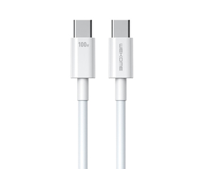 WEKOME WDC-182 Kabl 3.1 USB tip C M/M 1m, za Superbrzo punjenje 100W/480Mbps, beli
