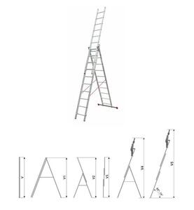 Nexsas merdevine 3x10