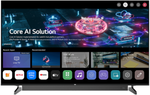 VOX LED TV 55" 55WSB684U, 4K Ultra HD, SmartTV, WebOS, DVB-T2/C/S2, Frameless, HLG, HDR, Bluethoot, PVR