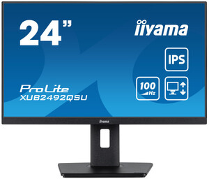 Monitor 23.8 Iiyama XUB2492QSU-B1, IPS 2560x1440, 100Hz, 0.5ms, HDMI, DP, USB