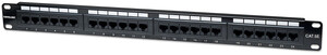 Patch panel Manhattan 513555 19"/1U Cat5e/24 port