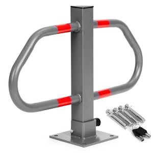 ModernHome Sklopiva Parking barijera 50 cm sa kljucem i reflektnom trakom DNPL-006