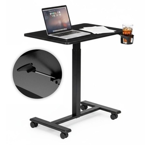 ModernHome Mobilni podesivi sto 70x48 cm Laptop sto sa podesavanjem visine 71.5–112 cm Black JNI-PN01-1-16