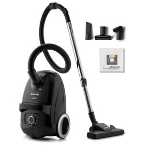 Gorenje usisivač sa kesom VCE 21 G4EBK, 750 W, 3 L, crni