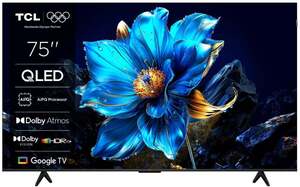 TCL QLED TV 75" 75P7K, 4K Ultra HD, Smart TV, Google TV, AiPQ Procesor, Game Master, HVA Panel, Dolby Vision