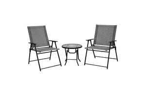 Trodelni set sa dve sklopive stolice snap rest