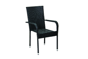 Bay stolica od ratana crna 6/1