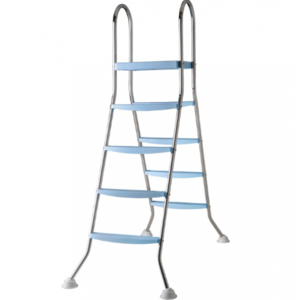 FF Merdevine nadzemne H1367mm AISI 304 -4 PVC stepenika
 7633