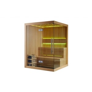 Sauna soba Nero – kanadski Hemlock – 1500x1200x1900 za 3 osobe sa rasvetom 14731