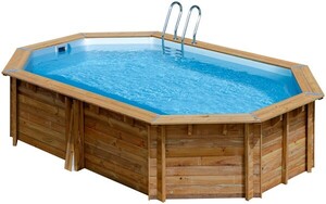 GRE CANELLE 2 SET OVALNI DRVENI BAZEN 5,36 X 3,36 X 1,17m 
 7982