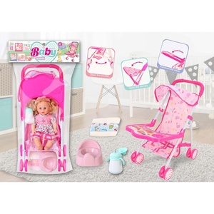 Set lutka i kolica, 5-delni set